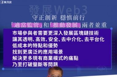 香港财务司司长 陈茂波：加密泡沫“幻灭”后是发展Web3的最好时机