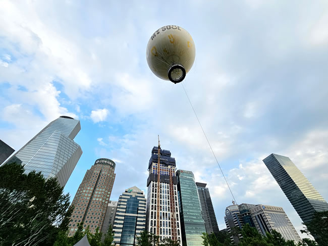 要不要搭月亮？南韩最新载客气球「首尔之月」 130公尺高空俯瞰城市