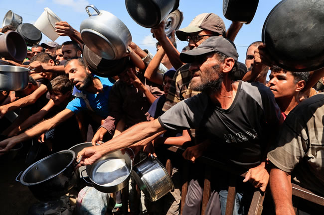 联合国正式宣布加萨陷入饑荒 中东地区首例